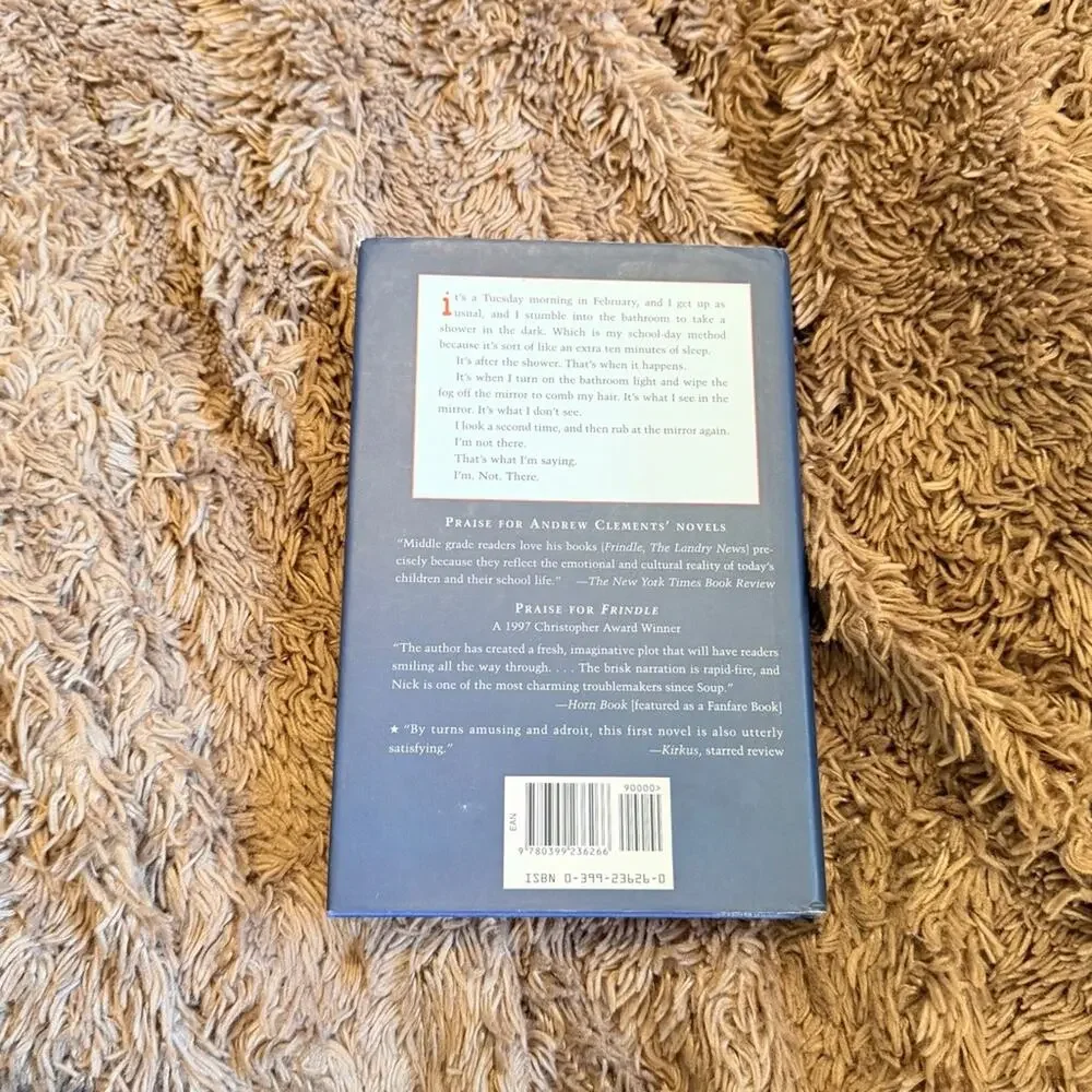 1st edition book Things Not Seen by Andrew Clements young adult coning of age